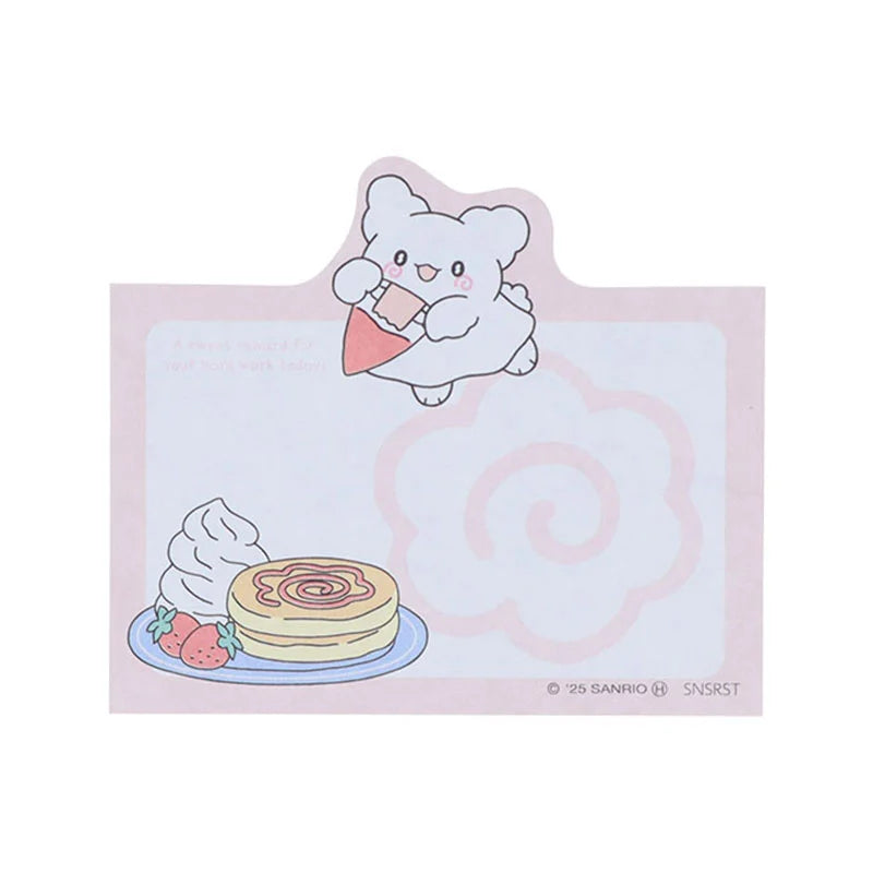 Sanrio Hanamaruobake Pink Block sticky notes (Pastel Sweets Pop)