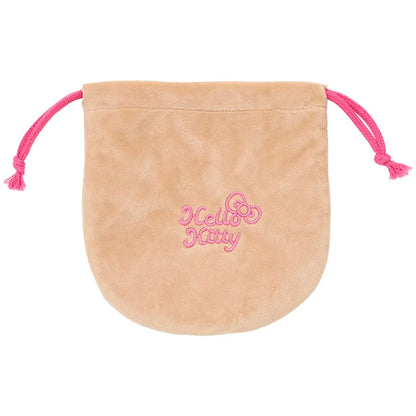 Sanrio Hello Kitty Stuffed toy drawstring bag (sunburn)