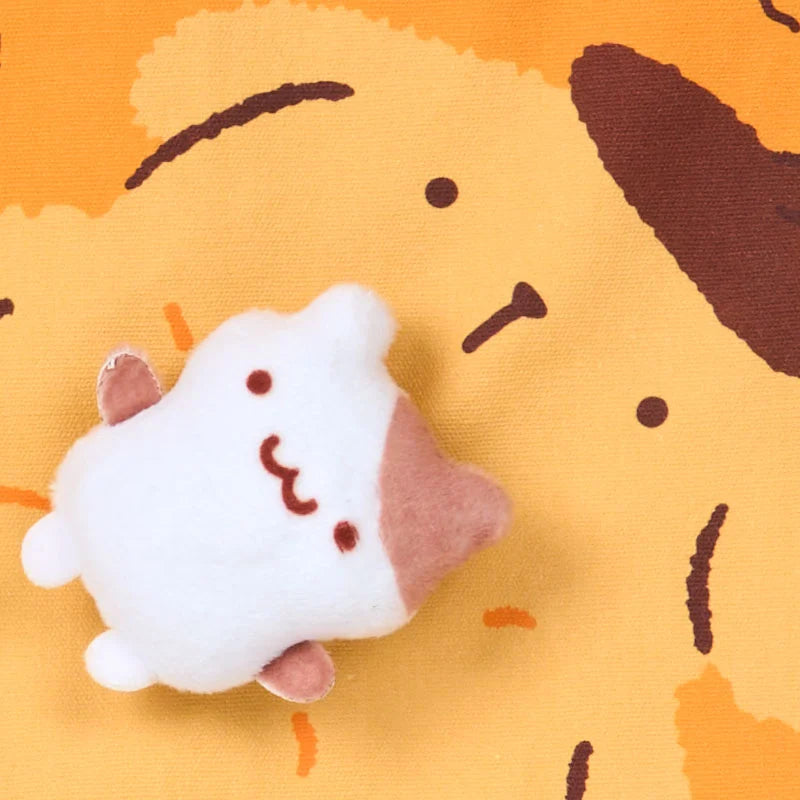 Sanrio Pompompurin Set of 2 flat pouches (Purin and Muffin Nakayoshi Time)