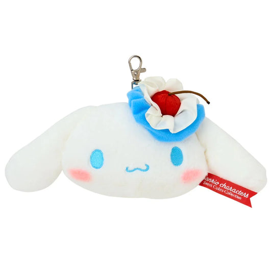 Sanrio Cinnamoroll Face-shaped pass case (Sweet Cakes Collection)