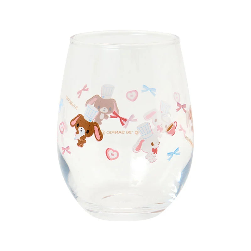 Sanrio Sugarbunnies Round glass (Love Sweets)