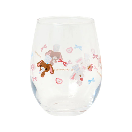 Sanrio Sugarbunnies Round glass (Love Sweets)