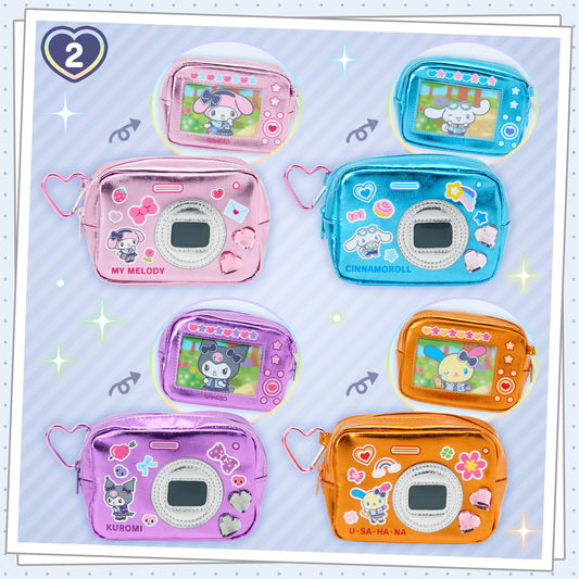 Sanrio Camera-style pouch (#Sanrio Gakuen Kirameki Trip)