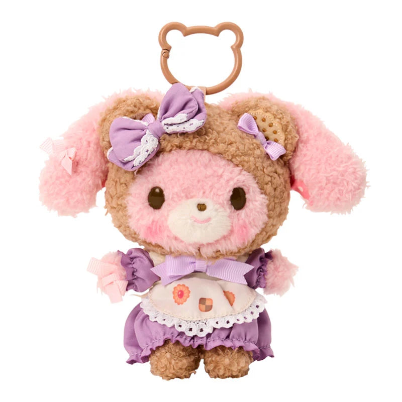 Sanrio Bonbonribbon Mascot Holder (Cookie Mokomoko Bear)