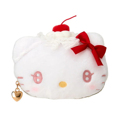 Sanrio Hello Kitty Character-shaped pouch (whipped cherry)