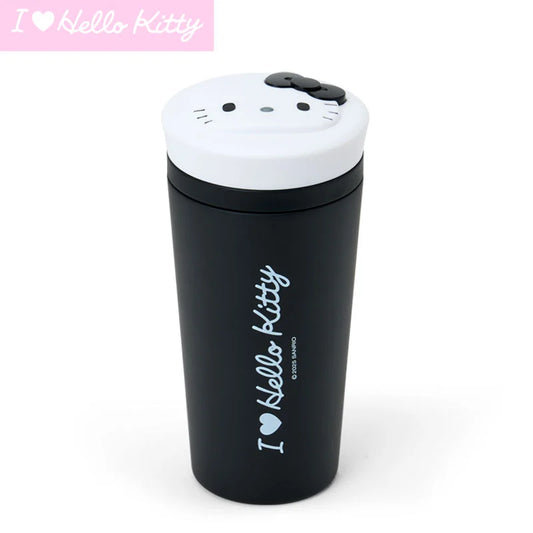 Sanrio Hello Kitty Black Stainless Steel Tumbler (I Love Hello Kitty)