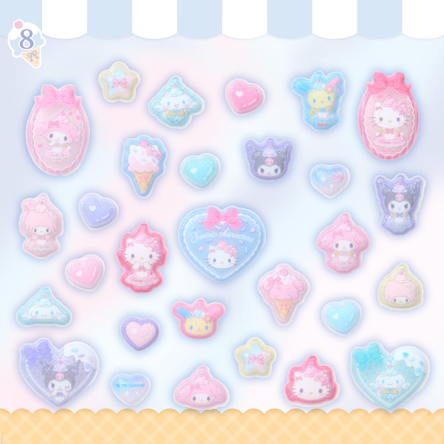 Sanrio Sticker (Dreamy Ice Parlour)