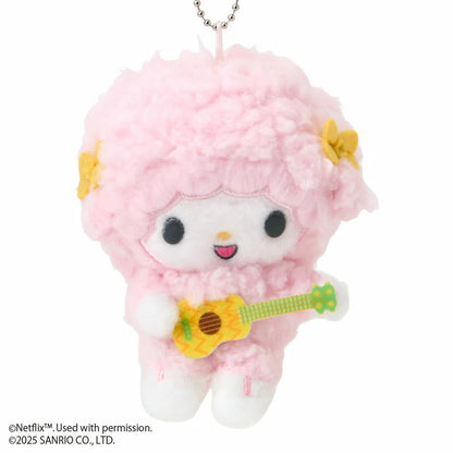 Sanrio My Sweet Piano  Mascot Holder Guitar (Netflix Anime Design Series)
