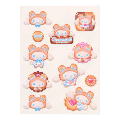 Sanrio Cinnamoroll Sticker Set (Cookie Mokomoko Bear)