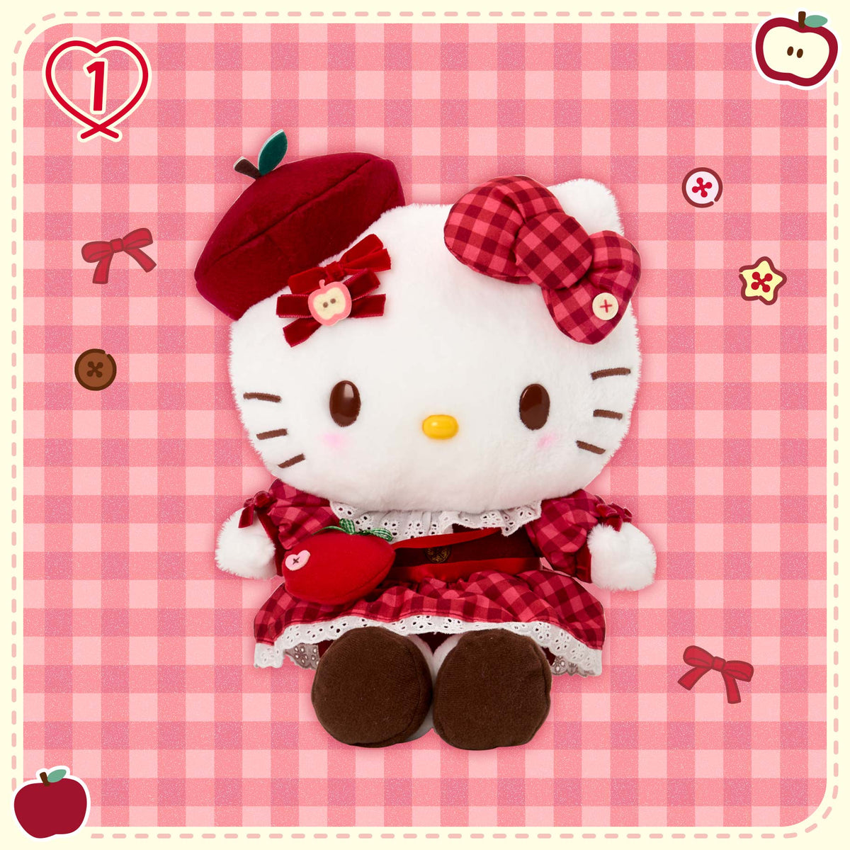 Sanrio Stuffed Toy (Autumn Apple)