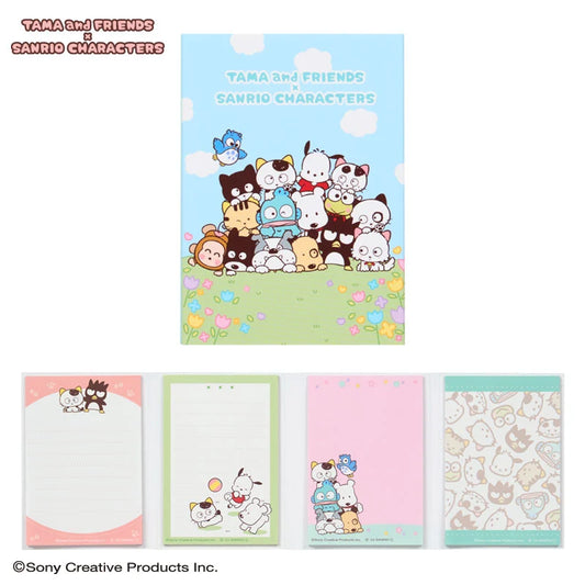 Sanrio Characters Tama & Friends Pata Pata Memo (Blue)