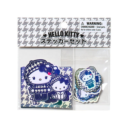 Sanrio Hello Kitty  Sticker set (monochrome girly twin coordinate)