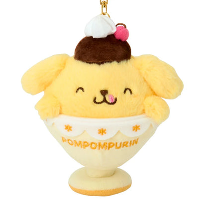 Sanrio Pompompurin Mascot holder (Pudding Full and Happy)