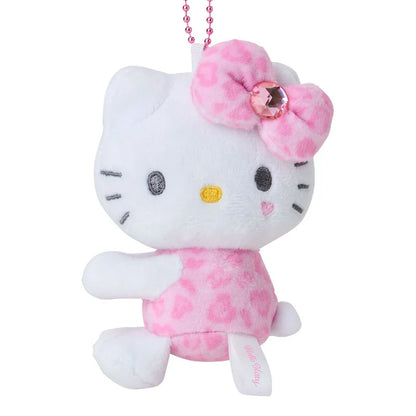 Sanrio Hello Kitty Hug Mascot (Leopard) Pink