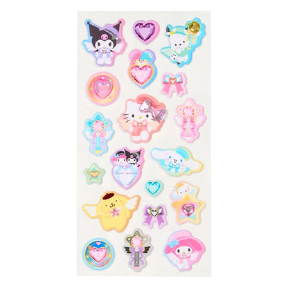 Sanrio Characters Jewel Marshmallow Stickers (Pink)