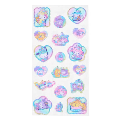 Sanrio Characters  Frosted glass-style Sticker (Unicorn)