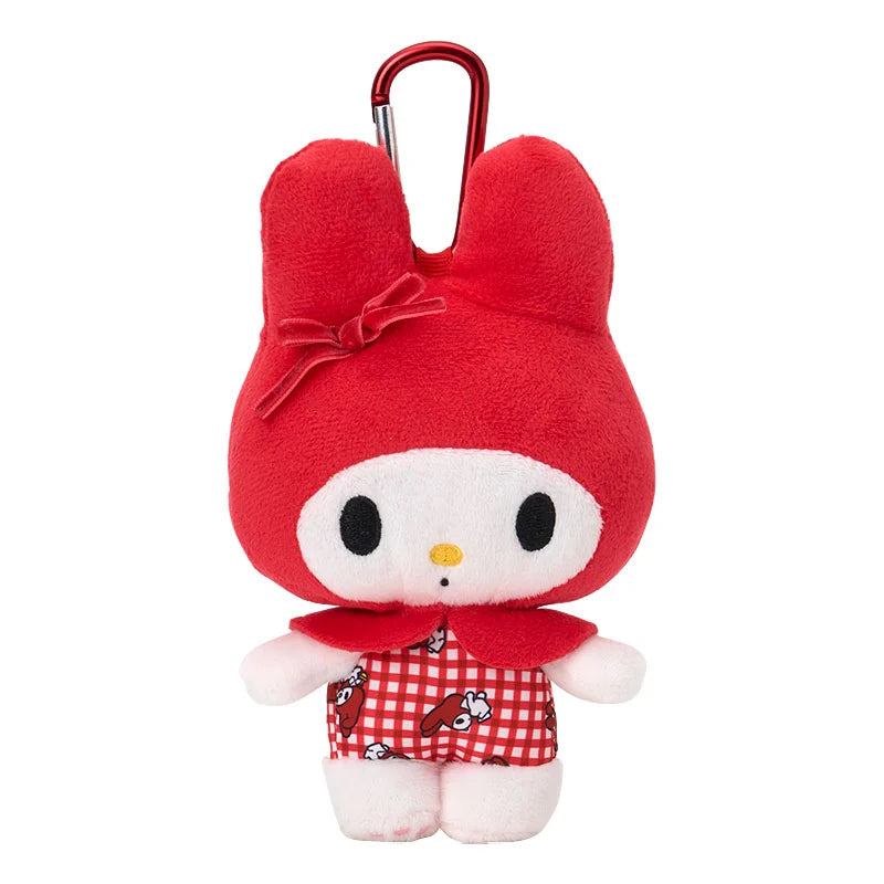 Sanrio My melody Mascot Holder Eco Bag (red check)