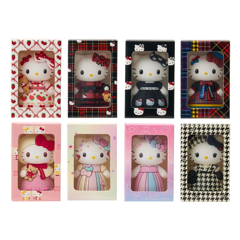 Hello Kitty Birthday Doll Mini Mascot Blind Box (Monochrome Girly Twin Coordinate)