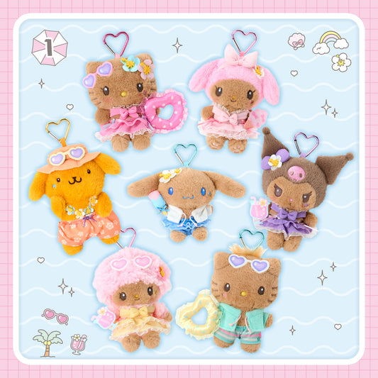 Sanrio Mascot Holder (Kirameki Summmer Pool)