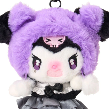 Sanrio Kuromi Mascot Holder Casual (Black Kuromi mode)