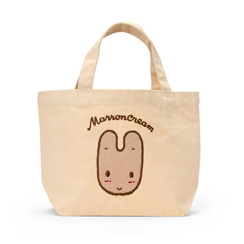 Sanrio Marroncream Beige Applique Lunch Tote Bag