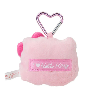 Sanrio Hello Kitty Face-shaped mascot holder Kao (I Love Hello Kitty)