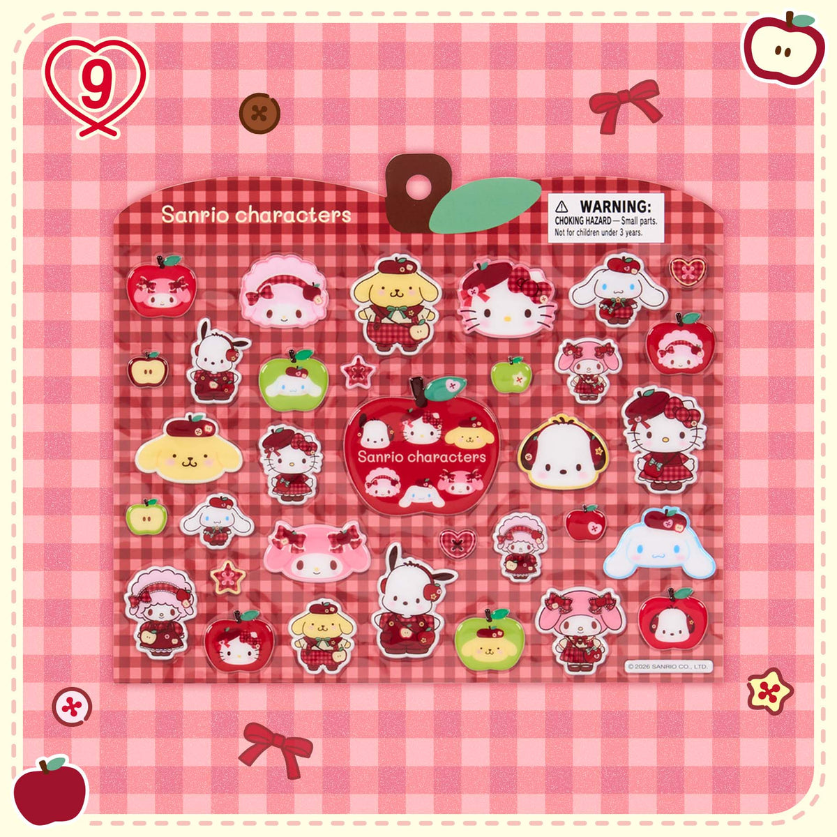 Sanrio Sticker (Autumn Apple)