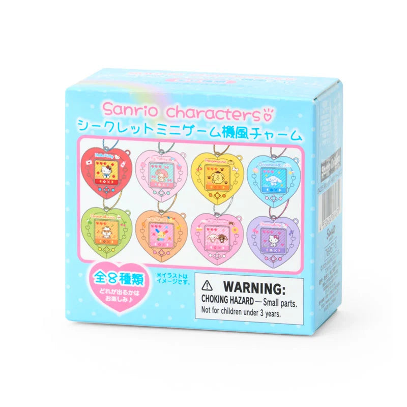 Sanrio Mini game machine style charm Blind Box (Munekyun Heisei Girls' Items)