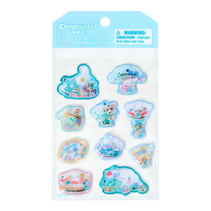Sanrio Plump Sticker with beads (Character sticker friend)
