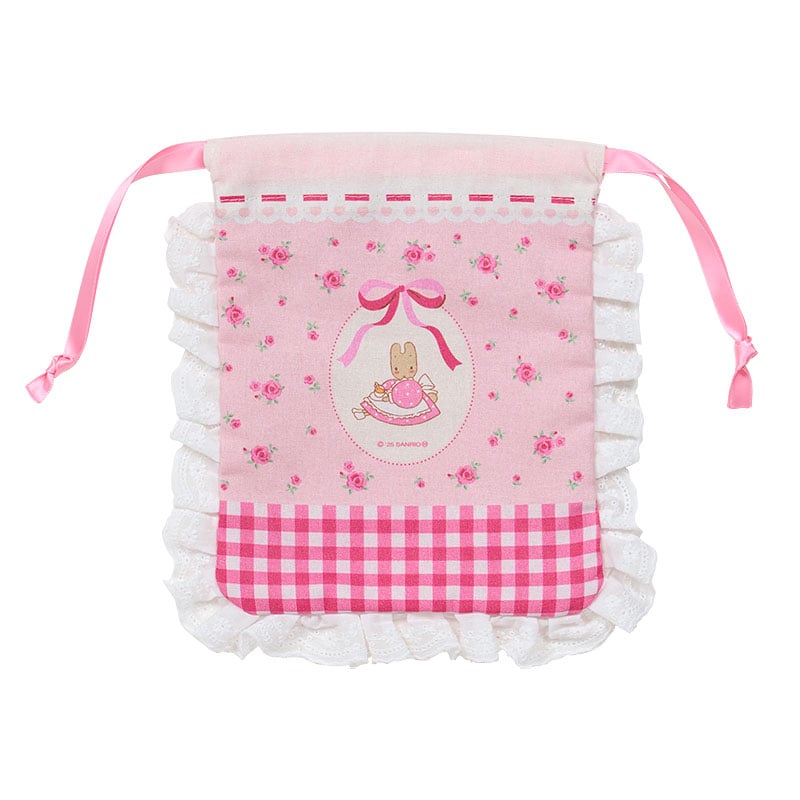 Sanrio Marroncream Frill drawstring (Pink)