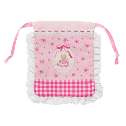 Sanrio Marroncream Frill drawstring (Pink)
