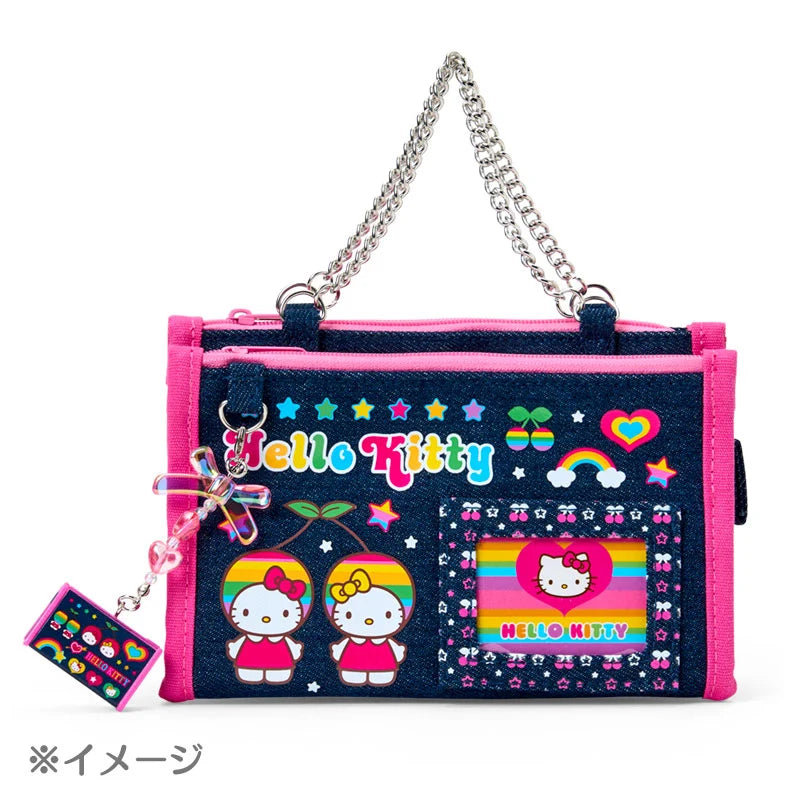 Sanrio Cinnamoroll Denim pouch (Munekyun Heisei Girls' Items)