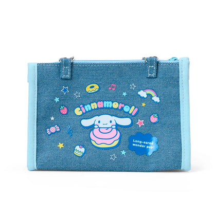 Sanrio Cinnamoroll Denim pouch (Munekyun Heisei Girls' Items)