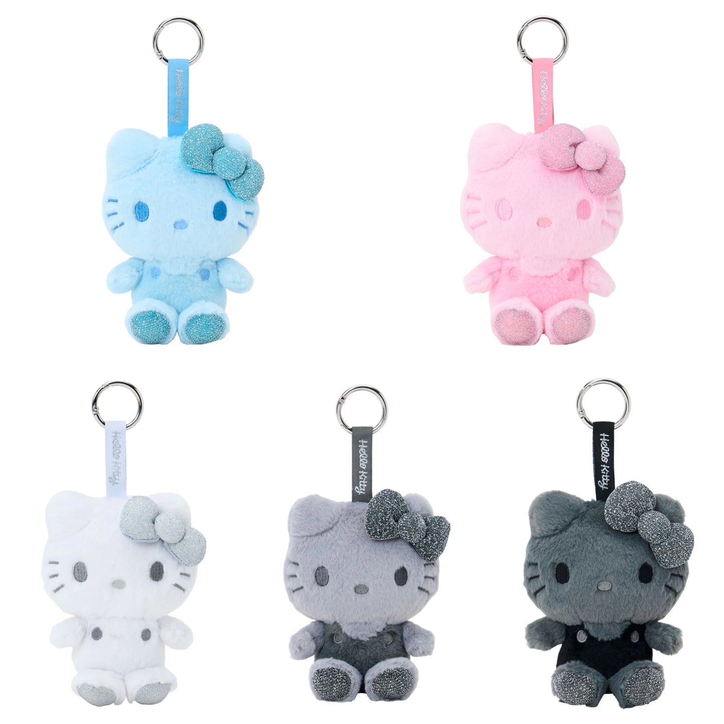 Sanrio Hello Kitty  Fluffy glitter mascot holder