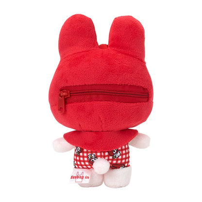 Sanrio My melody Mascot Holder Eco Bag (red check)