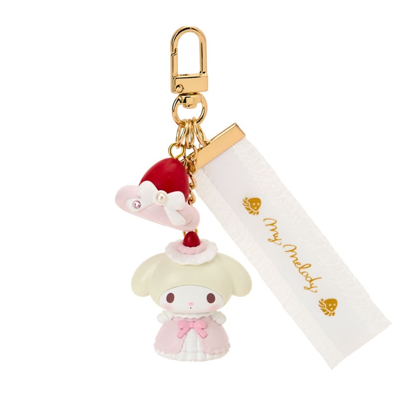 Sanrio Key Holder (Strawberry whipped cake)
