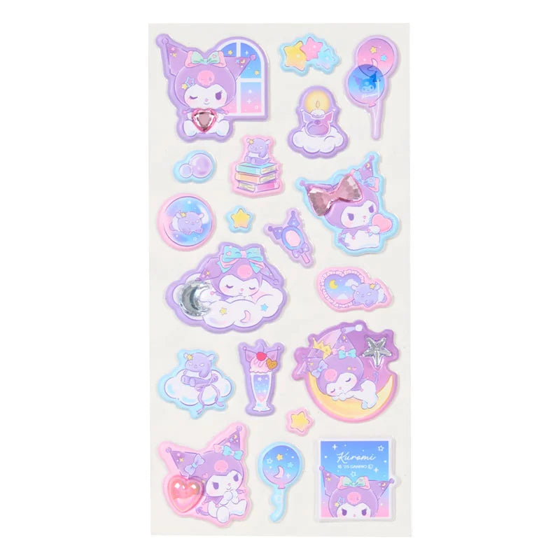 Sanrio Kuromi Jewel Marshmallow Stickers