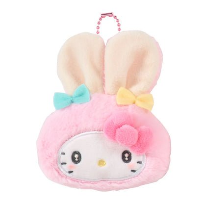 Sanrio Mini pouch charm Blind Box (Fluffy Ear Bunny Club)