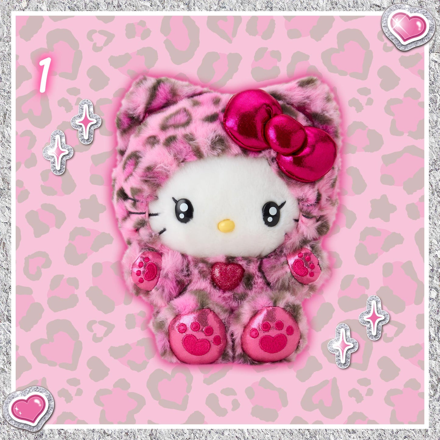 Sanrio Hello Kitty Stuffed Toy (Gyaru Cat)