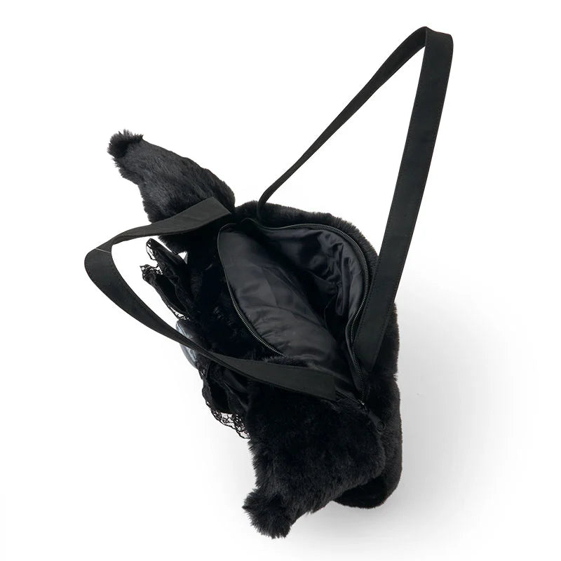 Sanrio Kuromi Face-shaped tote bag (Midnight Melokuro Special)