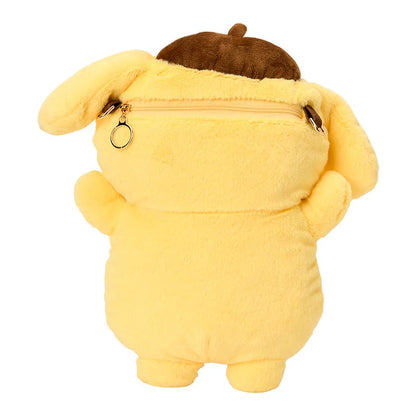Sanrio Pompompurin Character-shaped shoulder bag (Purin and Muffin Nakayoshi Time)