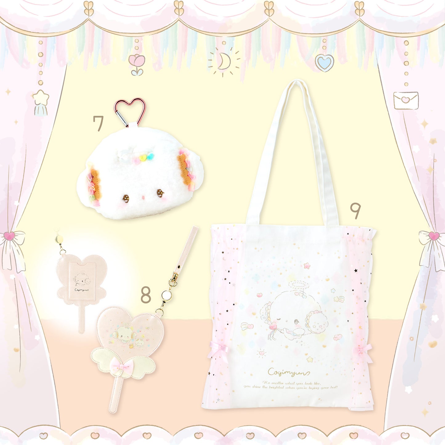 Sanrio Cogimyun Angel's Yugikai Design Series #7-9