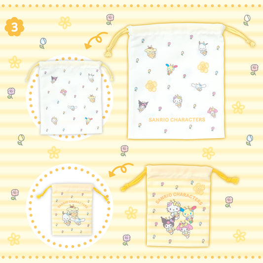 Sanrio Set of 2 drawstrings (Flower Lover Bee)