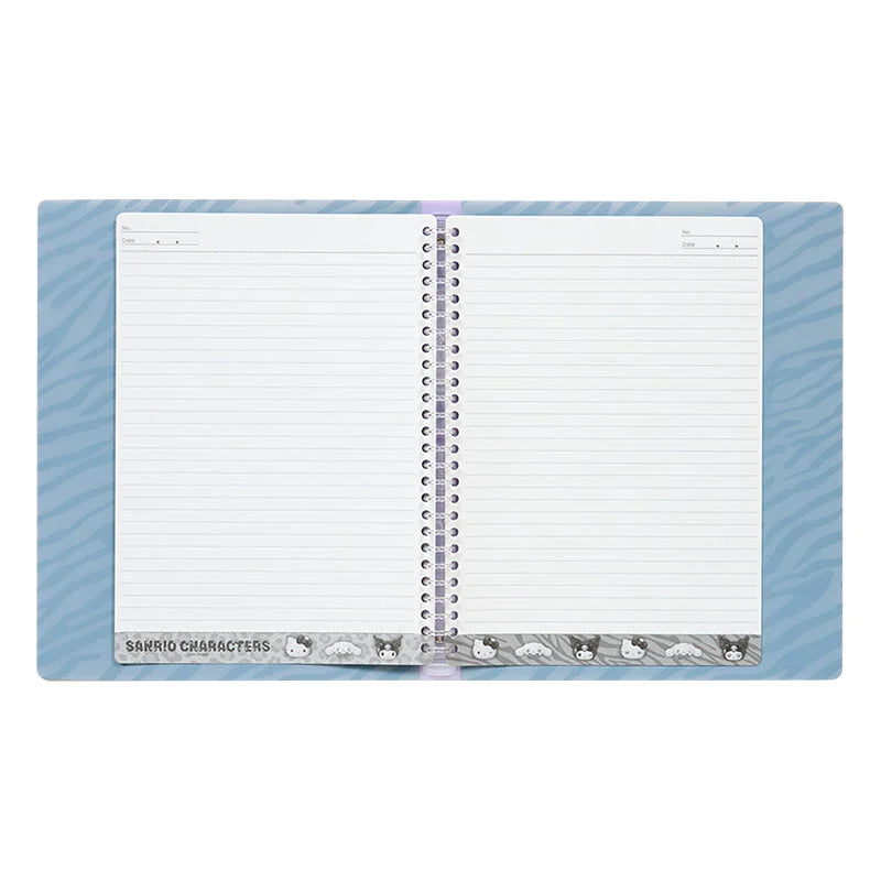Sanrio Characters Pen Case / Loose leaf Binder (Monotone Animal)