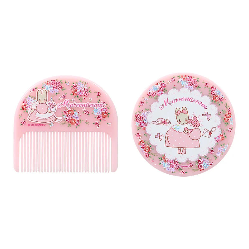 Sanrio Marroncream Mirror & Comb Set (Marroncream Fashion Show)
