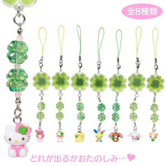 Sanrio Clover strap Blind Box (Munekyun Heisei Girls' Items)
