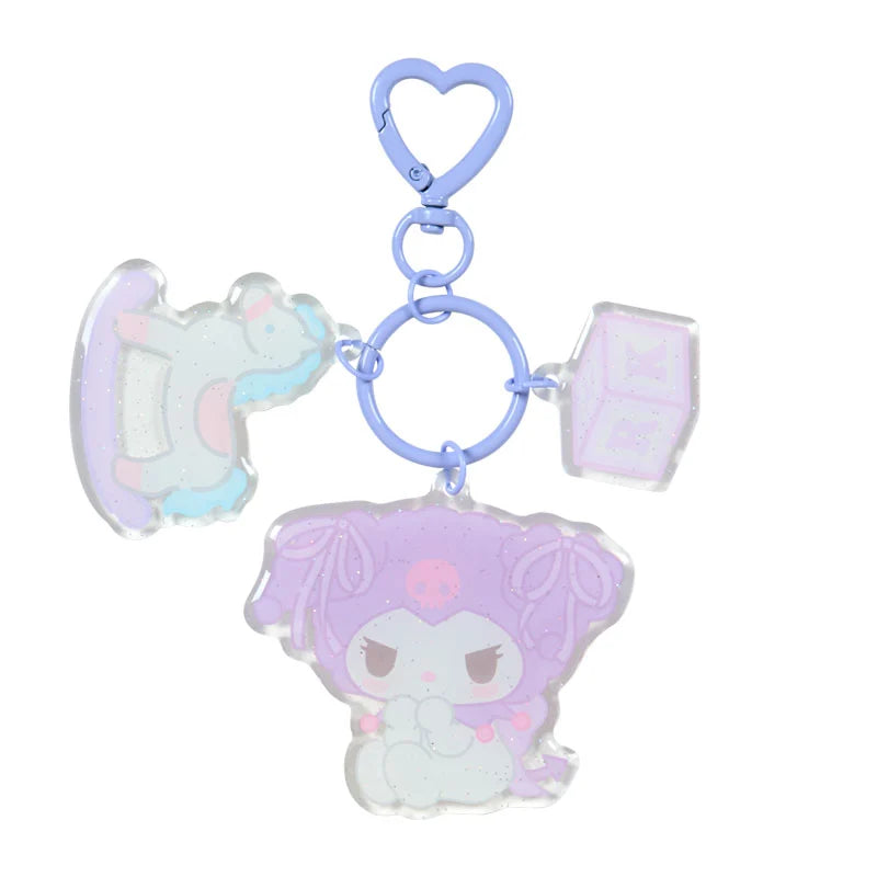 Sanrio Acrylic keychain (pastel color toy)