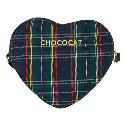 Sanrio Chococat Heart Pochette bag (Tartan)