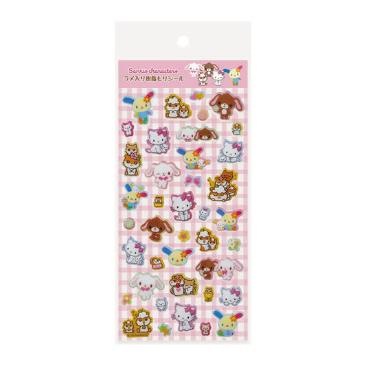 Sanrio Characters Resin filling Sticker with glitter (Heisei Design)