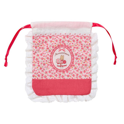 Sanrio Marroncream Frill drawstring (Red)